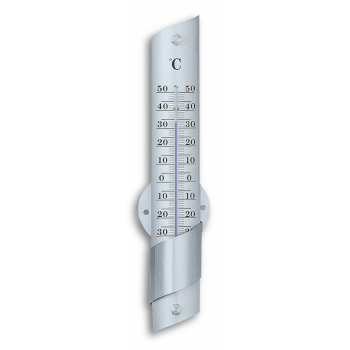 TFA Dostmann 12.2029 Analoges Innen-Außen-Thermometer aus Aluminium