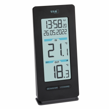 TFA Dostmann 30.3072.01 Funk-Thermometer BUDDY