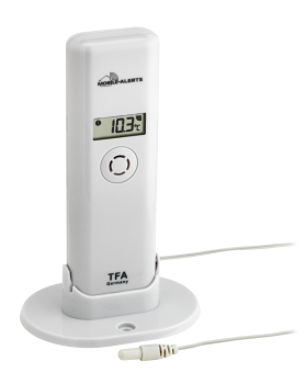 TFA Dostmann WeatherHub Thermometer-Hygrometer Sender mit Kabelfühler 30.3304.02