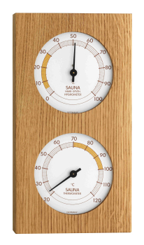 TFA Dostmann 40.1052.01 Analoges Sauna-Thermo-Hygrometer