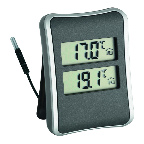 TFA Dostmann 30.1044 Digitales Innen-Außen-Thermometer
