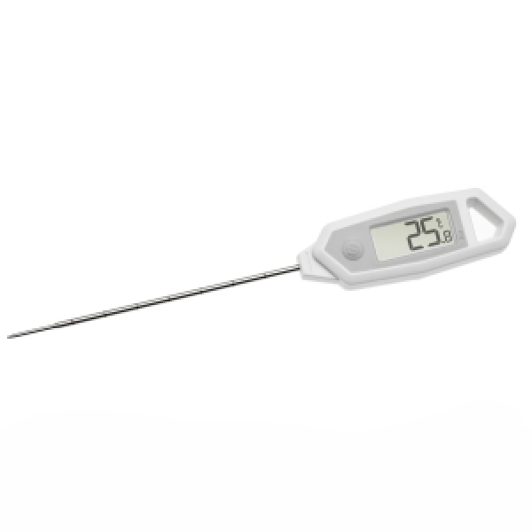 TFA Dostmann 30.1064.02K Digitales Einstich-Thermometer mit Werkszertifikat