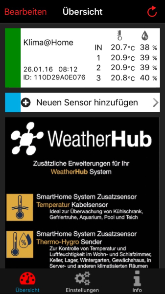 TFA Dostmann 31.4007.02 Starter-Set mit Klima@Home Funk-Thermo-Hygrometer
